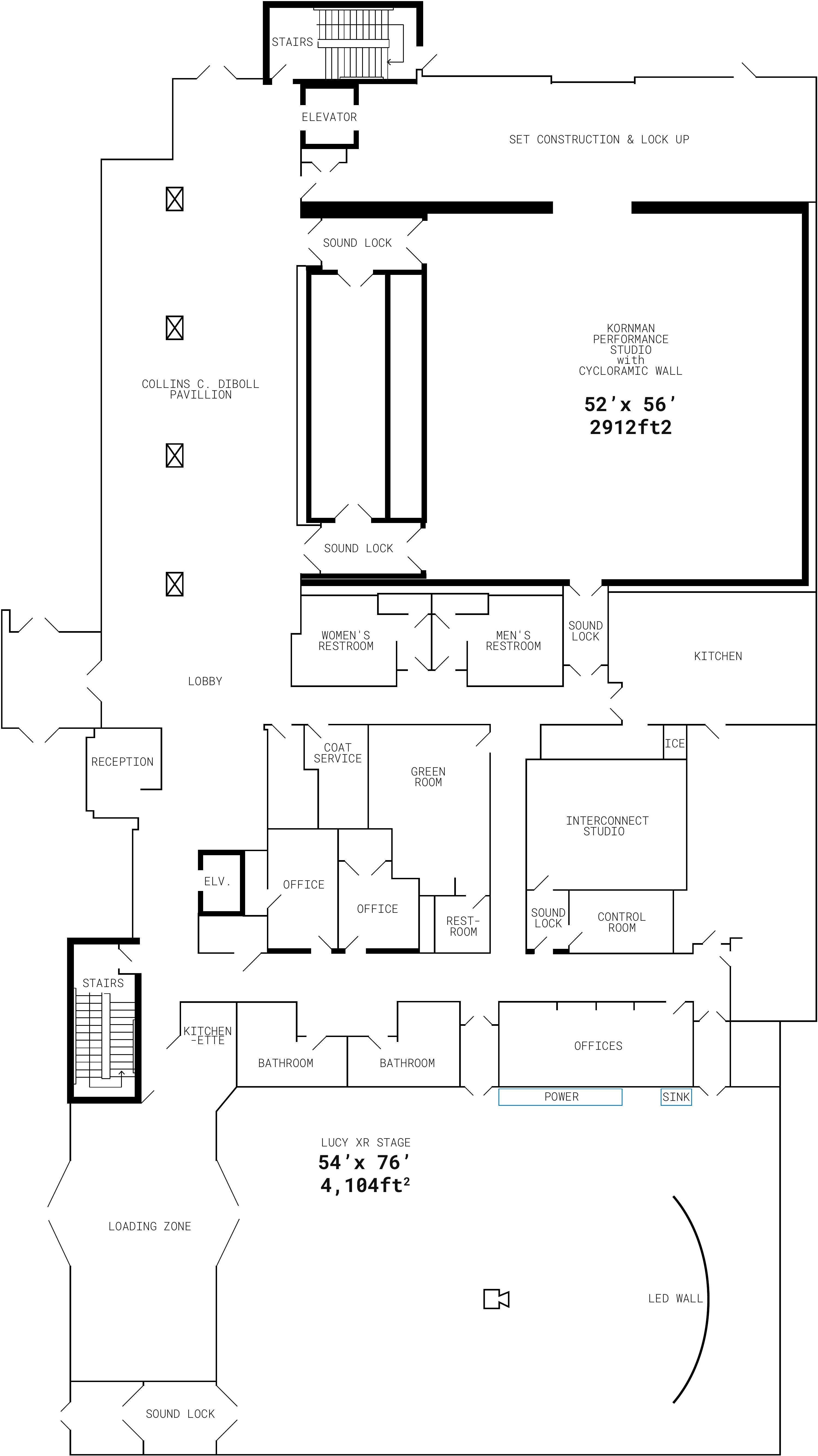 LucyXR Studio Layout